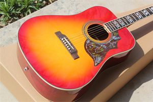 Rosewood Fingerboard Hummingbird CS 41 inch Acoustic Guitar Spruce Body Top Quality