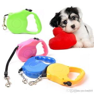 3M/5M Automatic Retractable Dog Leashes Small Medium Dogs Walking Lead leash Portable Pet Cat Extending Traction Rope XVT1543 T03