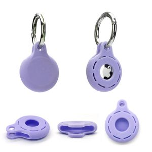 Caso protetor de silicone para dispositivo anti-perdido AirTag Keychain Chaveiro Rastreador Proteger Capa com fivela