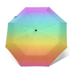 Fond De L'homme achat en gros de Parapluies arc en ciel arrière plan coupe vent automatique pliant paraguas portables parapluie inversée pour homme femme