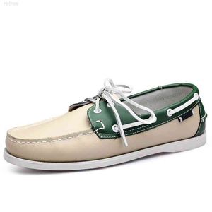 Hoteighty Rrode Shoes Six Mens 2023 Кожаный британский стиль Черно -белый коричневый зеленый желтая красная мода на открытом воздухе удобная воздухопроницаемая