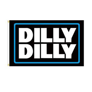 Dilly DiLlys Прохладный флаг пива Высокое Качество 3x5ft Двухместный Сшивание Украшение Баннер 90x150см Спортивный фестиваль Полиэстер Цифровая Напечатано