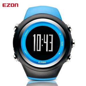 TOP T031 Uppladdningsbar GPS Timing Watch Running Fitness Sport Klockor Kalorier Counter Distance Pace Vattentät