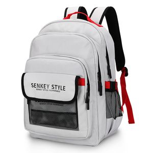 Mochilas de moda para homens de alta qualidade adolescente saco de escola masculino casual mochilando Oxford impermeável