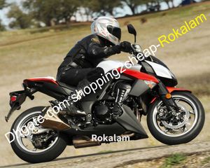 Kits de carenagem de esportes para kawasaki z1000 Z-1000 10 11 12 13 feiras de moto definir vermelho branco preto 2010 2012 2013 (moldagem por injeção)