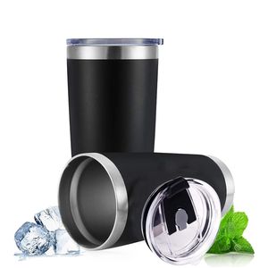 Thermobecher Bierbecher Edelstahl Thermoskanne für Tee Kaffee Wasserflasche Vakuumisoliert Auslaufsicher mit Deckel Tumbler Trinkgeschirr 211109