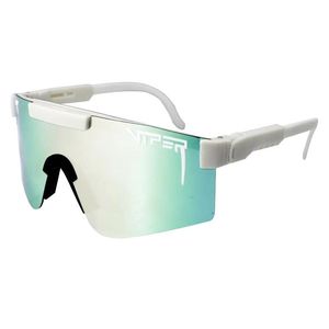 Designer Polarized Cycling Sunglasses Big Frame Sports Color Full Plated Real Film Bicycle Goggles