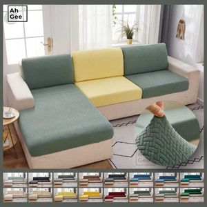 Chair Covers Waterproof Cushion Slipcover Polar Fleece Couch Cover Elastic Sofa For Living Room Furniture Upholstery Fabrics