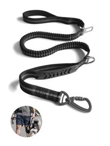 Сильные веревки для собак банджи с пряжки ремня безопасности для средних больших собак амортизирующие светоотражающие веревки KDJK2106