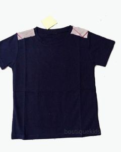 Erkek Tasarımcı Gömlek Çocuk Giysileri Yaz Lüks T Gömlek Casual Beyefendi Üstleri Çocuk Giyim Giyen Erkek Çocuk