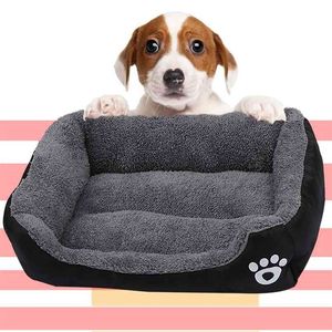 Big Dog Cama Animais de Estimação Casa Dormindo Macio Quente acolhedor Cozy Kennel Mat Ninho Lavável Plush para Pequeno Médio Grande S-3XL Cat Almofada Suprimentos 210924