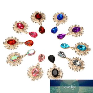 accessories DIY silver 5pcs / lot 25*45mm Fashion rhinestone alloy brooch clothing decoration craft supplies Factory price expert design Quality