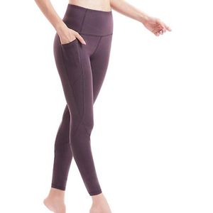 Pantaloni da yoga per fitness sportivo da palestra da donna con tasche Leggings attillati da allenamento a vita alta Pantaloni da yoga BuLift