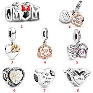 Designer Smycken 925 Silver Armband Charm Bead Fit Pandora Angel Pendant Slide Armband Beads European Style Charms Beaded Murano