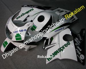 Para Honda Cowling CBR600 F2 CBR600F2 CBR 600F 1991 1992 1993 1994 91 92 93 94 SPORT MOTORBICE WHITE FARATING SET