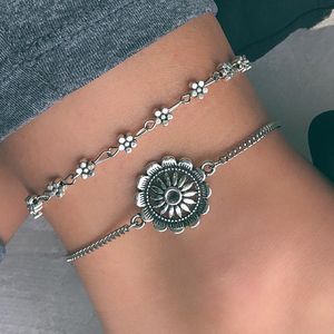 Fashion Bohemian style personalized pendant flower chain