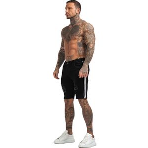 Summmer Herren Shorts Fitness Shorts Elastische Taille Ripped Sommer Jeans Shorts für Männer Casual Streetwear Dropshipping