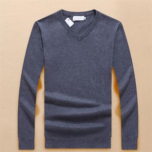 高品質のワニのVネックセータープルオーバー男性パーカーデザイナースウェットの手紙刺繍ニット冬の新しいデザイナーメンズ服