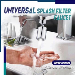 Küchenarmatur 2021 Spritzfilter Wasserhahn 20/80 ° Water Auslass Universal Tippdüse Bubbler sparen J50