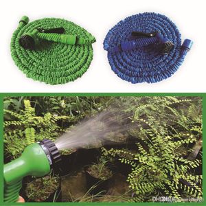 Mangueira de água de conector rápido retrátil com pistola de água multitamanho em casa, jardim, irrigação, lavagem, látex, conjunto de mangueira expansível XDH0755-6 T03