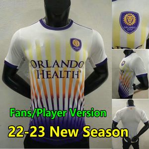 2022 Orlando voetbaltruien City SC Fans Player versie Jansson Pato Kara Pereyra F Torres Perea Football Shirts Michel Lynn Rivera Men Maillots de Futol