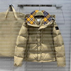 Mens Down Jacket Stylist Parka Winter Parkas Fashion Men Women Feather Overcoat Jackets Coat Size S M L