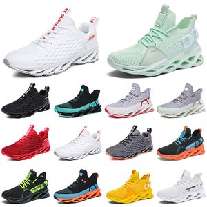 Mode, hochwertige Herren-Laufschuhe, atmungsaktive Trainer, Wolfsgrau, Tour-Gelb, Dreifach-Weiß, Khaki, Grün, Hellbraun, Bronze, Outdoor-Sport-Sneaker für Herren