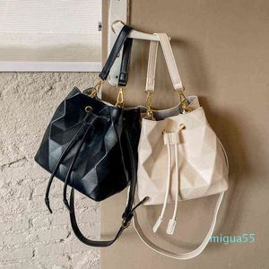 ショルダーバッグ Bolso De Mano a Cuadros Gran Capacidad Para Mujer Bolsa Cubo Con Bandolera Hombro Individual