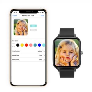 P6 1.54 inç Ekran Erkekler Bluetooth Çağrı EKG Akıllı Saatler Kadınlar Kan Basıncı Spor Smartwatch Android IOS Için IOS Izleyebilir Uyku Dropshipping