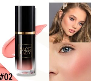 Natural Rouge Cheek Fard Cream Make Up Matte Lasting Cosmetici ad alta pigmentazione Fard liquido viso all'ingrosso