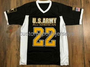 Szyte Odell Beckham JR High School Armia All American Football Jersey Classics Custom dowolny numer nazwy