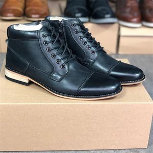 Designer Martin Botas Homens Tênis Tênis Ocidental Vaqueiro Bota Zip no vestido de moda do lado casamento casamento com caixa