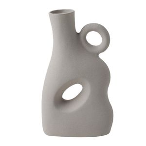 Wazony 1 PC Creative Ceramic Vase Decor Decor Orange