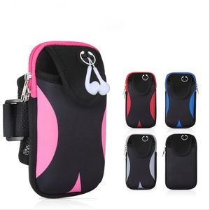 Sport Armband Bag Fodral Kallar Löpande Arm Band Universal Vattentät Sport Påse Till Iphone 11 6.5 