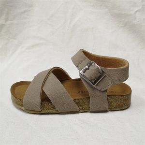 KINDER-Sandalen im koreanischen Stil, vielseitige Sommer-Neuheiten für Jungen, Baby- und Mädchen-Kinderschuhe 210306