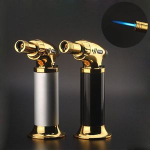 1300'C Jet Flame Butane Gas Lighter Windproof Refillable Torch Fuel Welding Soldering Ever Chef Creme Brulee Kitchen Cooking torch dhl