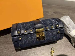 Designer Umhängetasche Frauen Kette Taschen Mode Papillon Geldbörse Kreis Tasche Dame Einkaufspakete Hochwertige Fälle Denim Stoff Geldbörsen