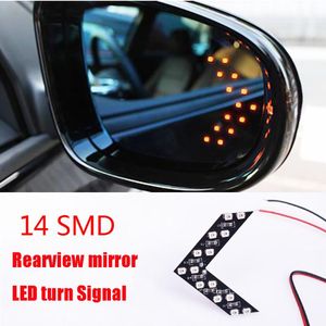 Wholesale turn arrow for sale - Group buy Emergency Lights Car LED Rear View Mirror Arrow Panel Light Products Indicator Turn Signal Bulb Rearview