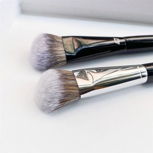 Pro Angled Foundation Makeup Brush 47 Synthetic Liquid Cream Contour Blending Cosmetics Tool