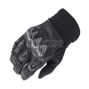 Męskie Czarne Motocykl Rękawice Rasy Bombowiec Guantes Moto Ulica Off-Road Motocross Scooter Luvas Mountain Rowerowe Rękawice Rękawice H1022