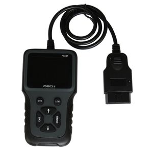 Portable Car OBD2 Diagnostisk Scanner V311 Professionell Auto Multifunktion OBD 2 Verktyg LCD Display Bilmotorläsare 5PCS