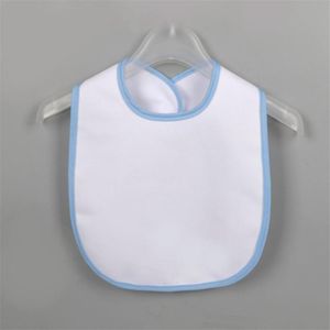 DIY Blank Bib Sublimation Thermal Transfer Baby Burp Cloths Waterproof Bib Kid Product 5 Colors45pu