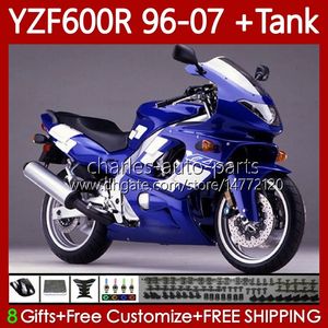 Bodys Kit para Yamaha Thundercat YZF600R YZF-600R YZF600 R CC 600R 96 97 98 99 00 01 Bodywork 86No.59 fábrica azul YZF600-R 02 03 04 05 06 07 600cc 1996-2007 Fairing OEM