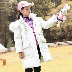 2021 Girls Winter Warm Thick Jacket Colorful Bright Down Padded Jacket Coat Children Clothing Girl Parkas Kids Coat TZ727 H0909