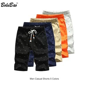 ボルバオブランドの男性ショーツ夏の男性のカジュアルな底部S弾性ファッション短い通気性印刷210713