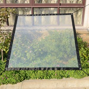 Shade 1PC Waterproof Tarp Transparent Film Windows Rain Protect Balcony Garden House Flower Plants Shelter Sail Outdoor Awnings