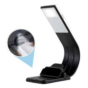 Lampy stołowe Przenośna książka odczytu LED Ładowanie USB dla Kindle/ czytnik Travel Sypialnia czterobiegowa lampa ściemnikowa