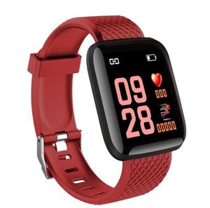 Braceletes de pulseira inteligentes de boa qualidade 116Plus aptidão assistir pulseira com heartate pressão arterial tracking 116 mais Reloj smartwatch