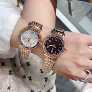 Marka zegarek dla kobiet w stylu dziewczyny metalowy zespół kwarcowy zegarek L61