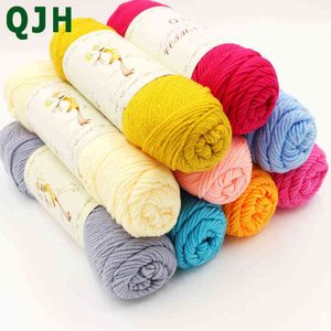 1PC 250g/lot Wholesale Soft Silk Fiber Bamboo Crochet Cotton Baby Knitting Yarn Wool Thick Yarn For Knitting Threads Hand Knit Y211129